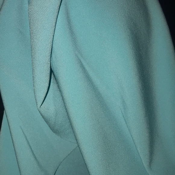 Plus Size Tiered Tankini-Aqua Green Blue/Green - Picture 4 of 12